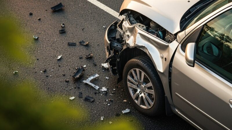 Samochód wjechał pod nadjeżdżający pociąg na przejeździe kolejowym