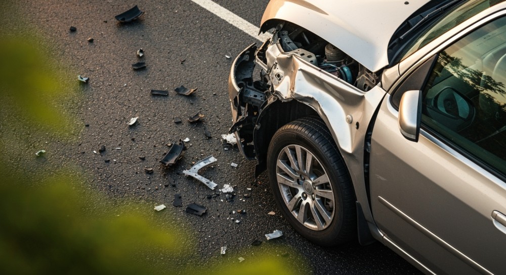 Samochód wjechał pod nadjeżdżający pociąg na przejeździe kolejowym